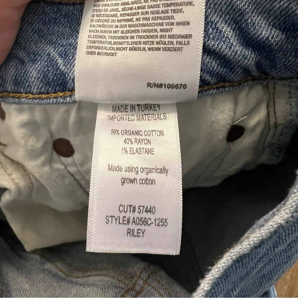 Agolde Riley High Rise Straight Crop 28